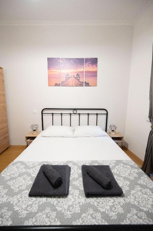 Posteľ alebo postele v izbe v ubytovaní Christopher Central Home Ioannina