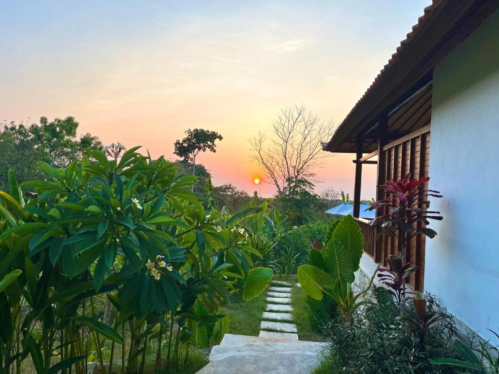 Zahrada ubytování Sunset Hill Lembongan