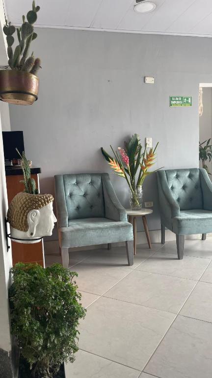 Posezení v ubytování Hotel Balcon de Oro Curumani