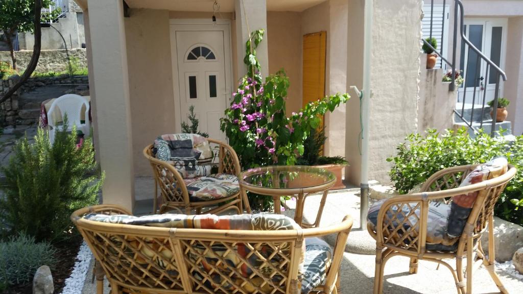 Zahrada ubytování Apartments Mali Raj
