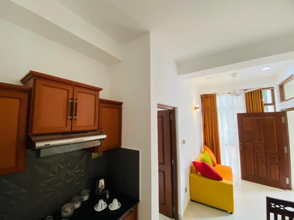 Kuchyň nebo kuchyňský kout v ubytování Aurelia inn