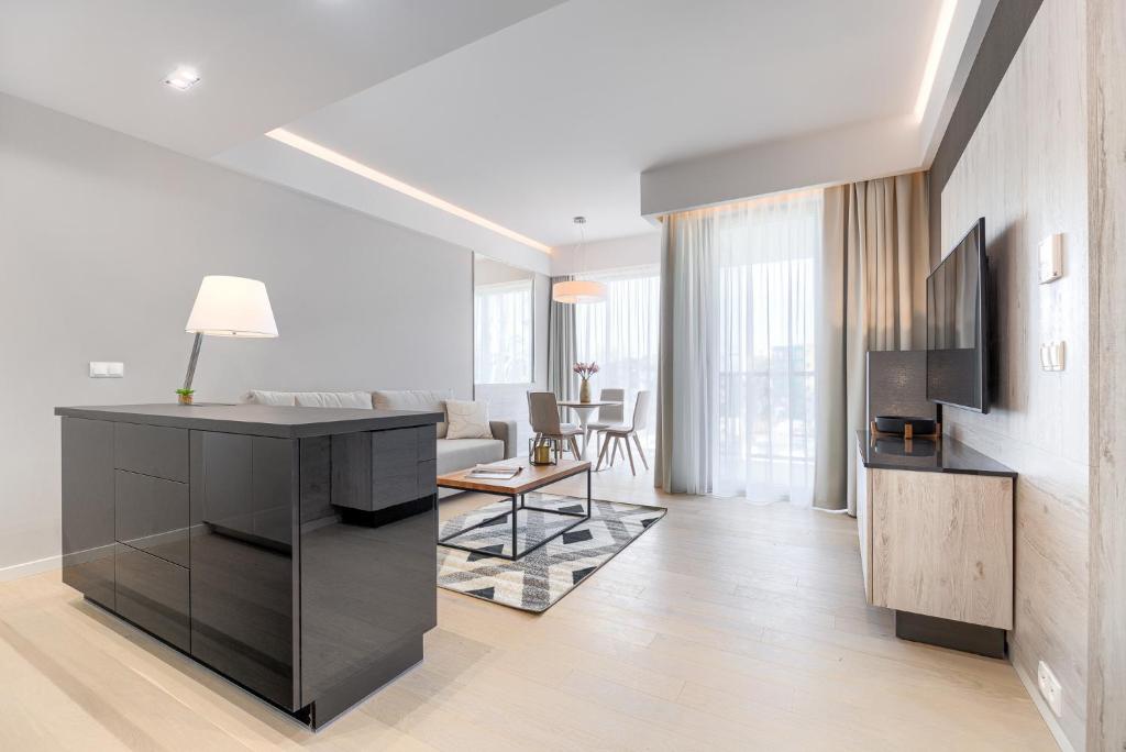 Dune Resort Mielno - C - 部分海景一卧室豪华公寓311C