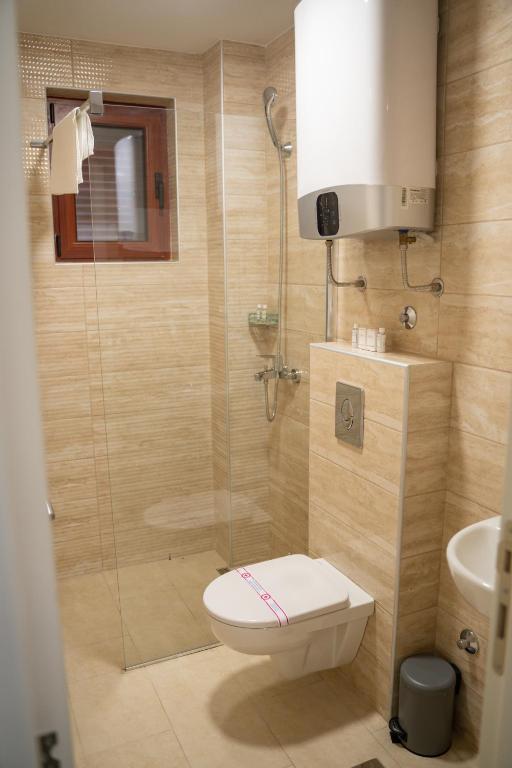 Koupelna v ubytování Motel Zeta Lux