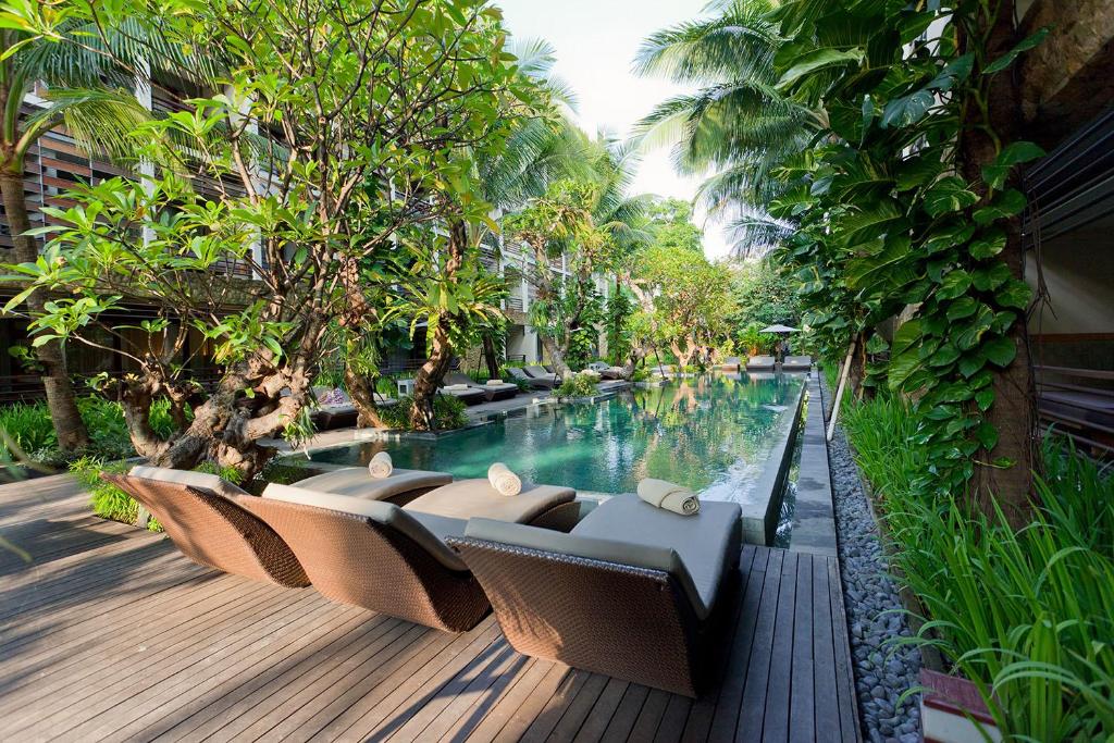 Zahrada ubytování THE HAVEN Bali Seminyak