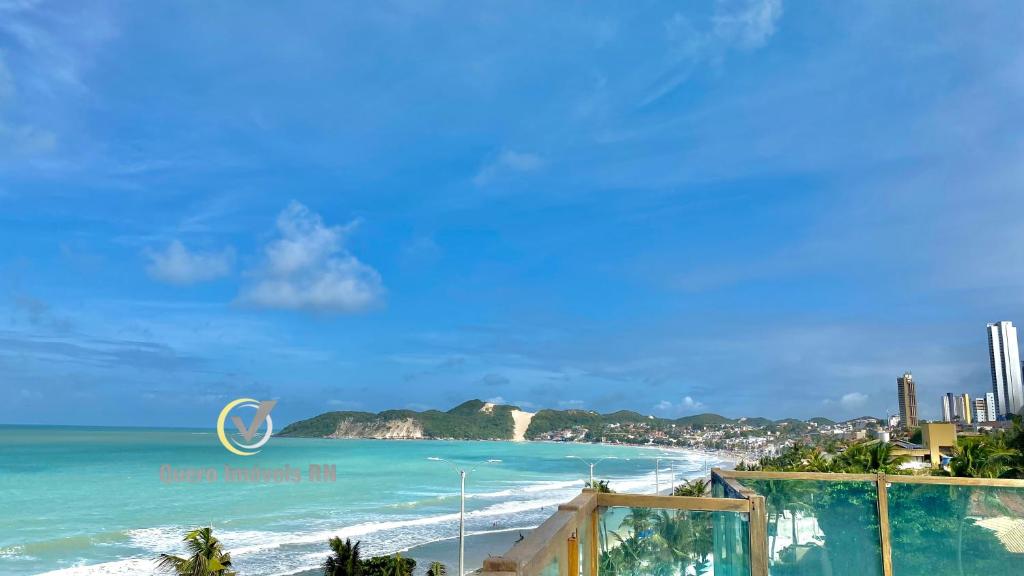 desde el balcón de un complejo con vistas a la playa en ES - Pé na areia, en Natal