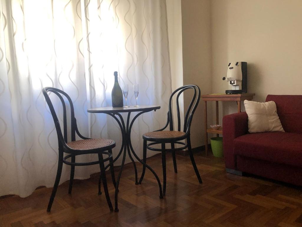 Posezení v ubytování G&G ROOMS