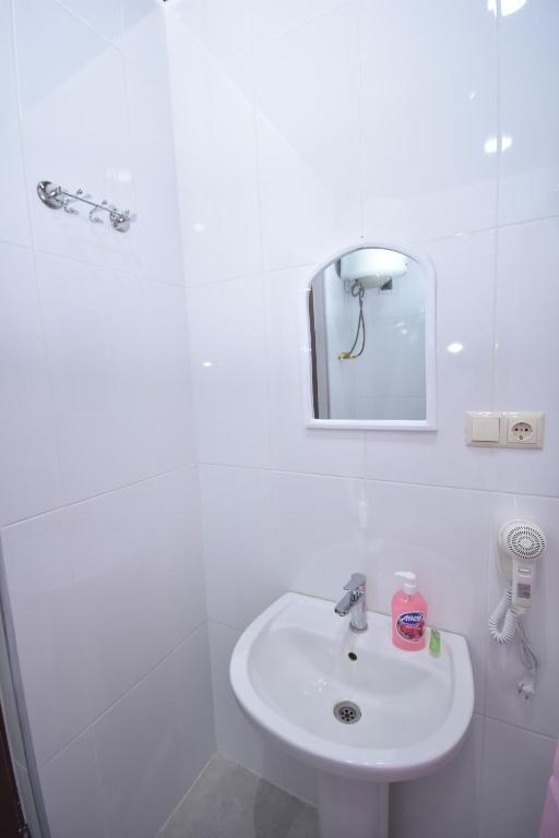 Koupelna v ubytování HOTEL SAMEGRELO