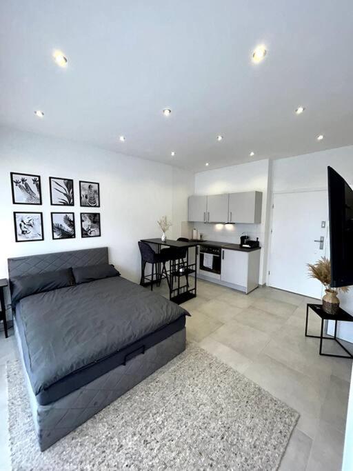 Kuchyň nebo kuchyňský kout v ubytování Bahnhofsapartment Lörrach