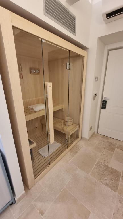 Koupelna v ubytování Suites Dimora Garibaldi