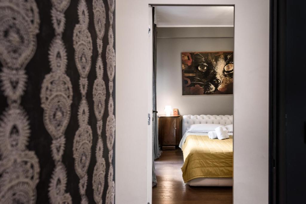 Łóżko lub łóżka w pokoju w obiekcie Flats4rent Al Monte