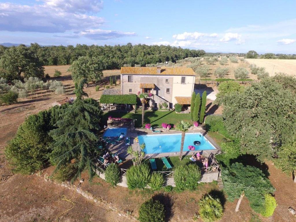 Vue sur la piscine de l'établissement Villa Arzilla Antica Residenza di campagna ou sur une piscine à proximité