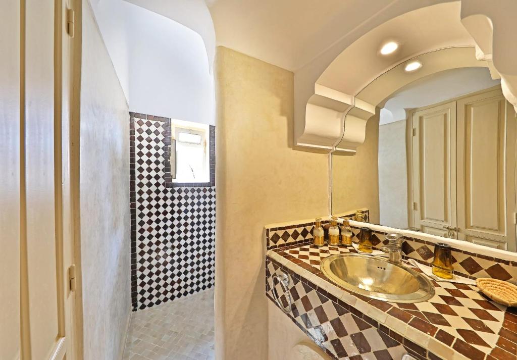 Koupelna v ubytování Riad Al Badia