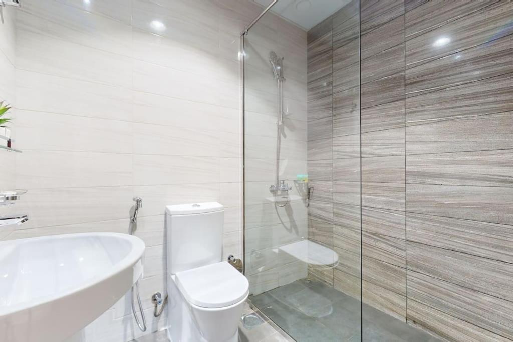 Koupelna v ubytování Dunya Tower - Incredible One Bedroom