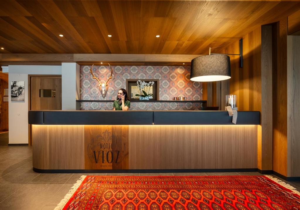 Lounge nebo bar v ubytování Hotel Vioz