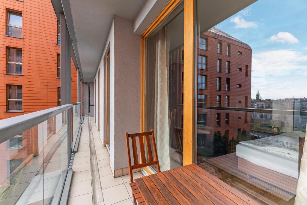 Balkón alebo terasa v ubytovaní Flatbook - City Center SPA Apartments Motlawa
