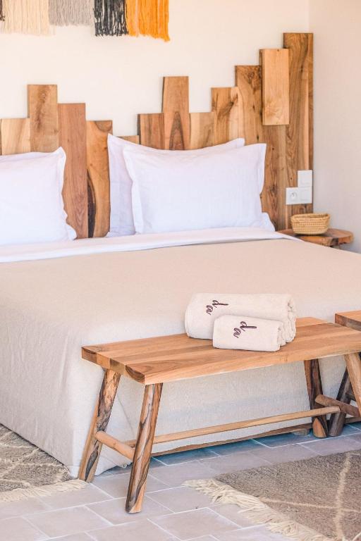 Una cama o camas en una habitación de Dakhla Attitude