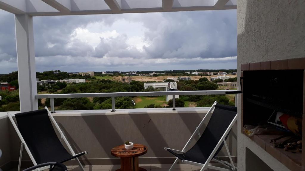 Μπαλκόνι ή βεράντα στο Costa Esmeralda, Algolf19, 2 amb, 56 m2 terraza y parrilla