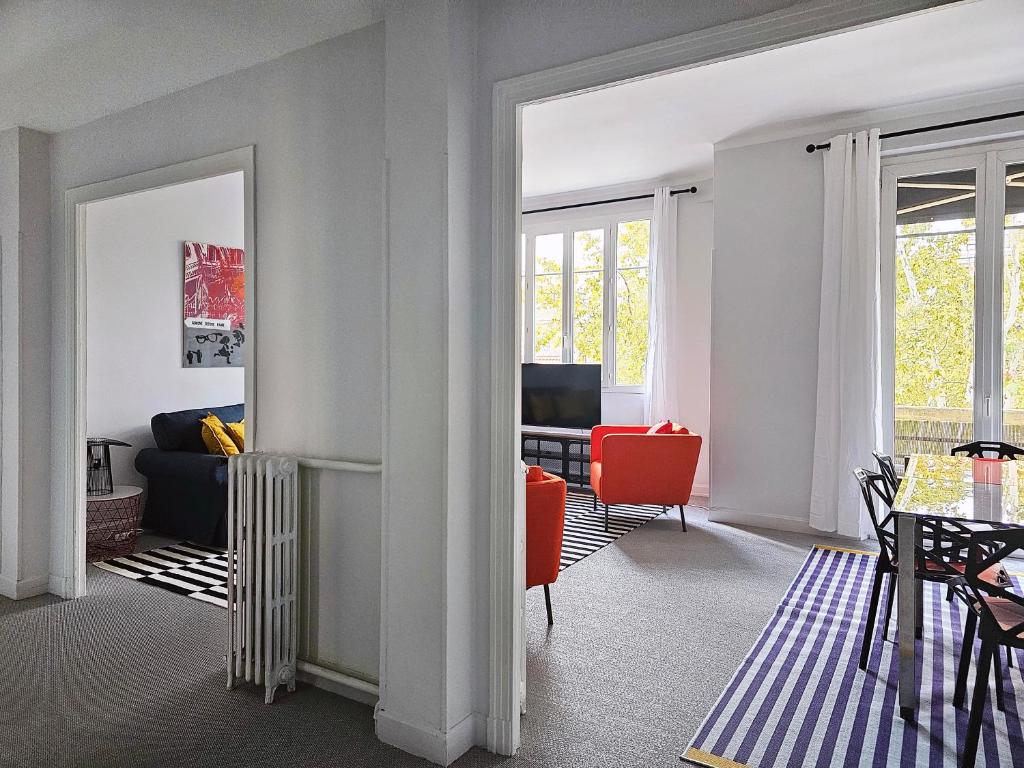 Posezení v ubytování L'Idrac, Appartements en Hyper centre