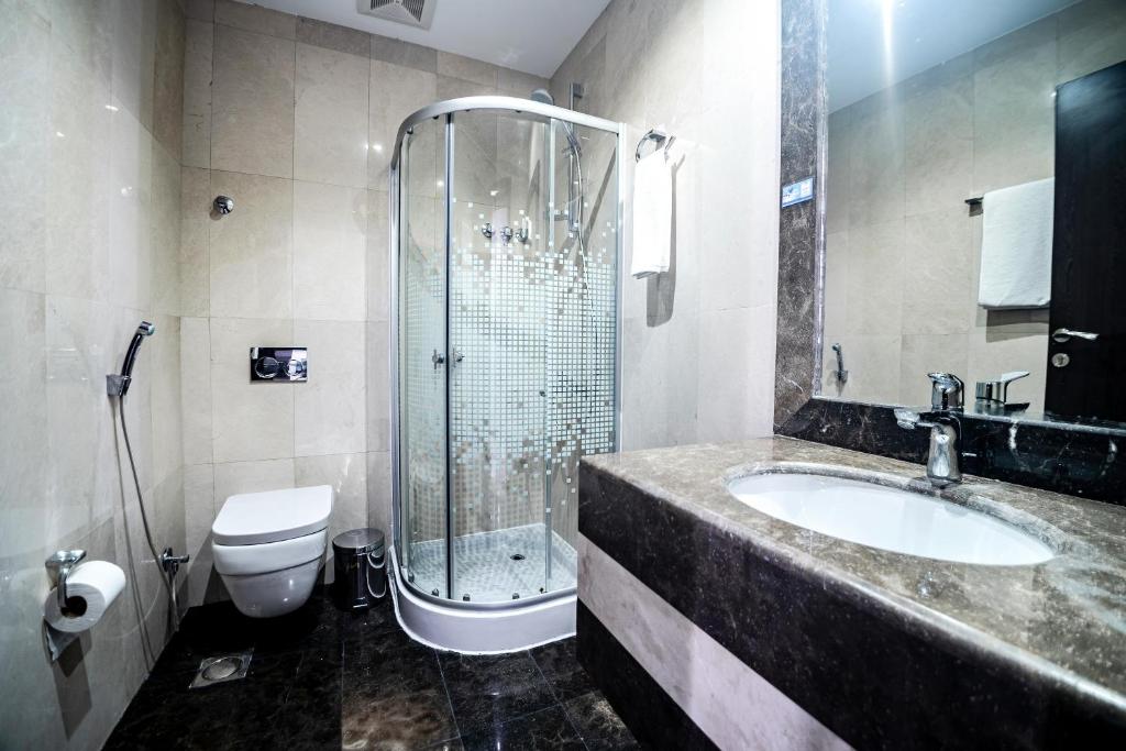 Koupelna v ubytování DAM hodoo دام الهــــــــدوء