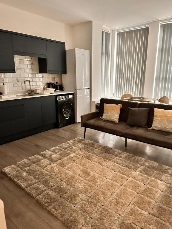Kuchyň nebo kuchyňský kout v ubytování 1 & 2 Bed Apartments - Desborough, Kettering, WIFI, Family, Parking