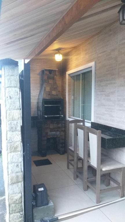 Gril dostupný pro hosty v prázdninového domu