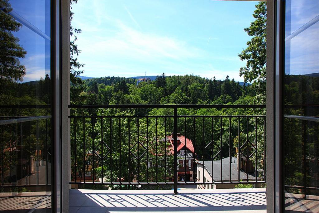 Balkón alebo terasa v ubytovaní Villa Avangarda