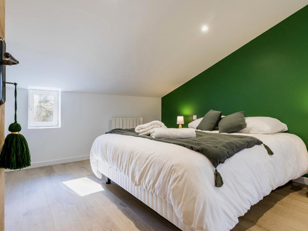 Posteľ alebo postele v izbe v ubytovaní Gîte charmant, spacieux, à 15 km de Nantes, 2 chambres, terrasse, parking, animaux acceptés - FR-1-306-1238