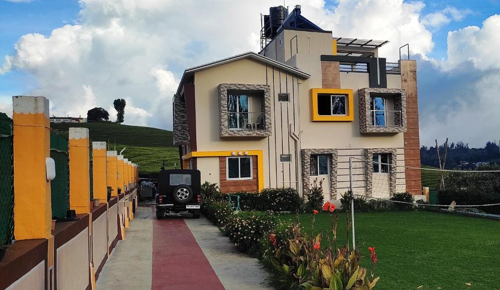 Budova, kde se bed and breakfast nachází