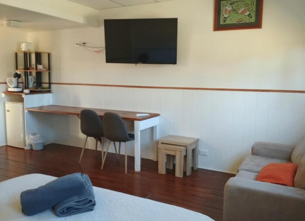 Kuchyň nebo kuchyňský kout v ubytování Ironbark Inn
