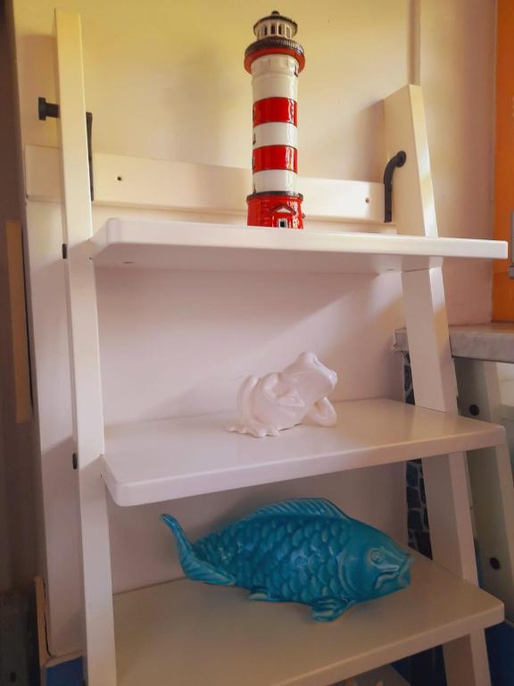 Palanda nebo palandy na pokoji v ubytování VILLA DEI TRAMONTI
