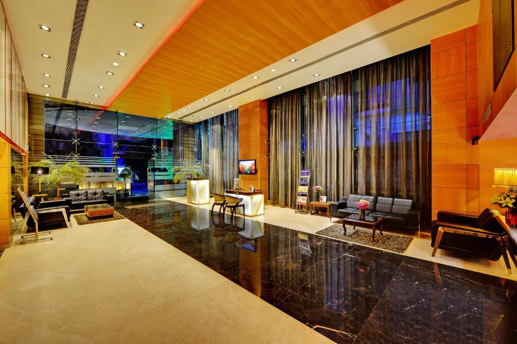 Posezení v ubytování Iris The Business Hotel