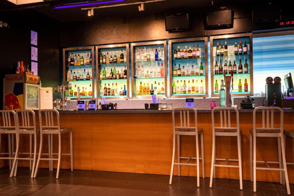 Lounge nebo bar v ubytování Hotel Halez