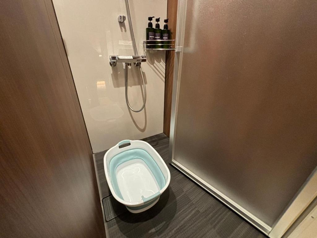 Koupelna v ubytování HOTEL TOMOS ASAKUSA