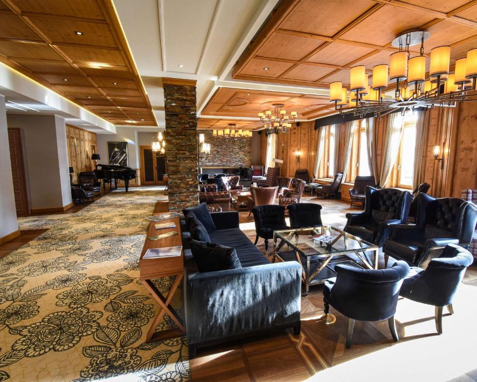 Posezení v ubytování Hotel Flüela Davos - The Unbound Collection by Hyatt