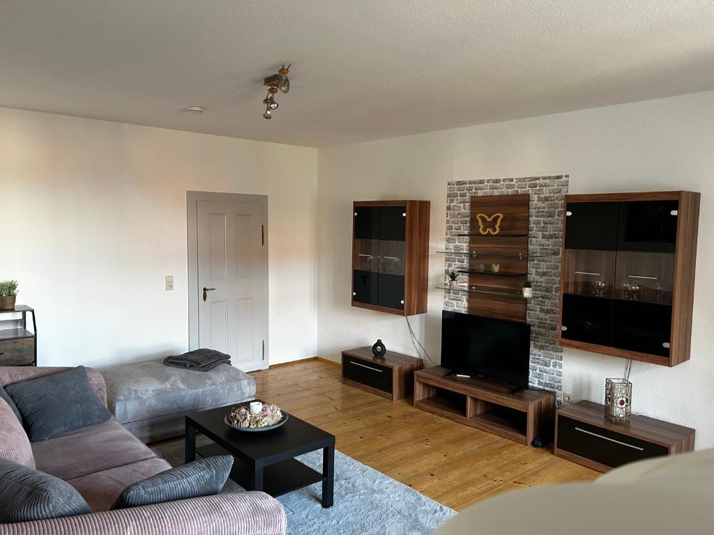 TV a/nebo společenská místnost v ubytování Brix Apartment