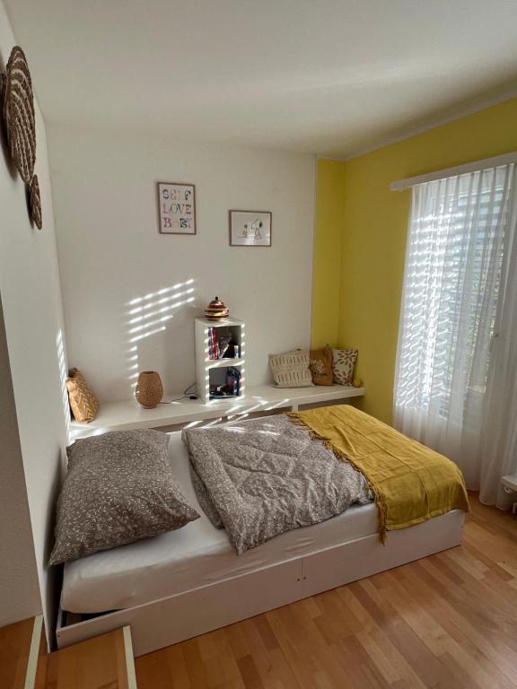 Postel nebo postele na pokoji v ubytování Wohnung „Perla Paradiso“