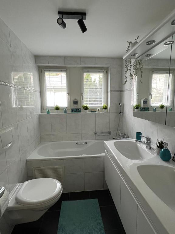 Koupelna v ubytování Wohnung „Perla Paradiso“