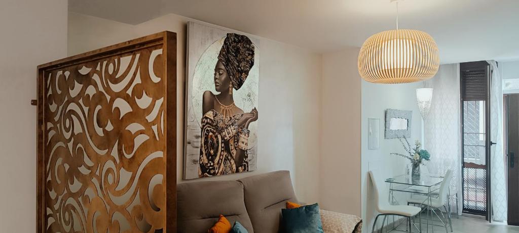 Posedenie v ubytovaní Precioso loft El Arcángel junto a la Ribera