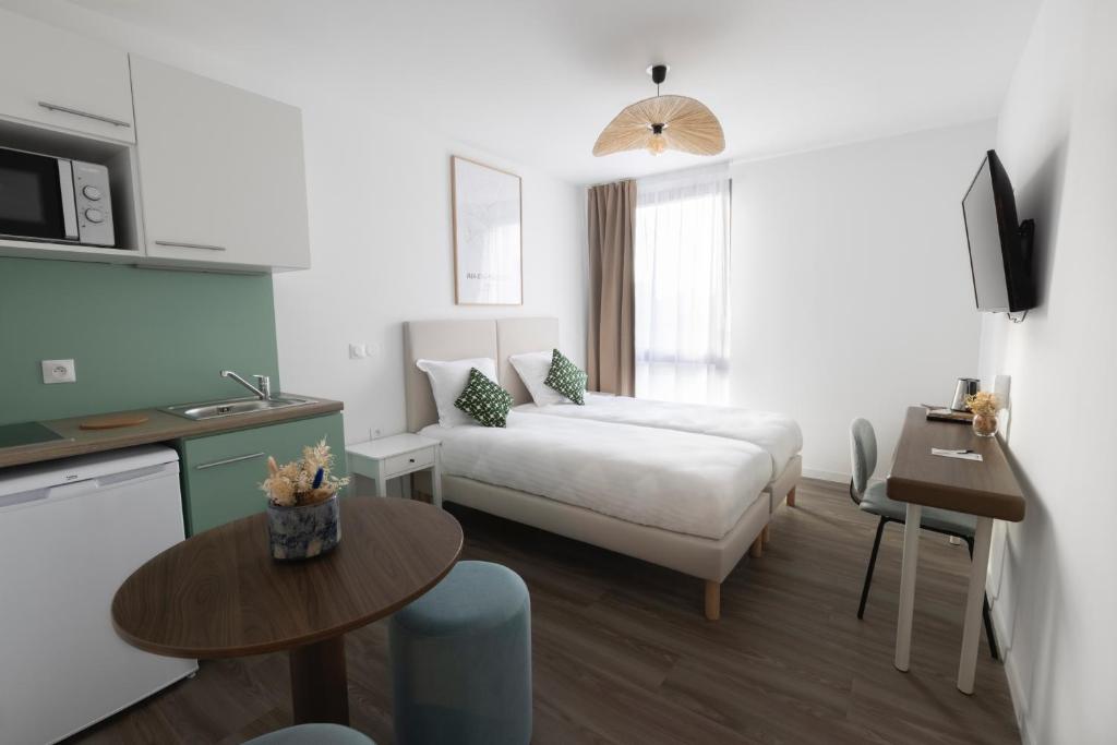 The Originals Résidence Aix Schuman - Resim 10