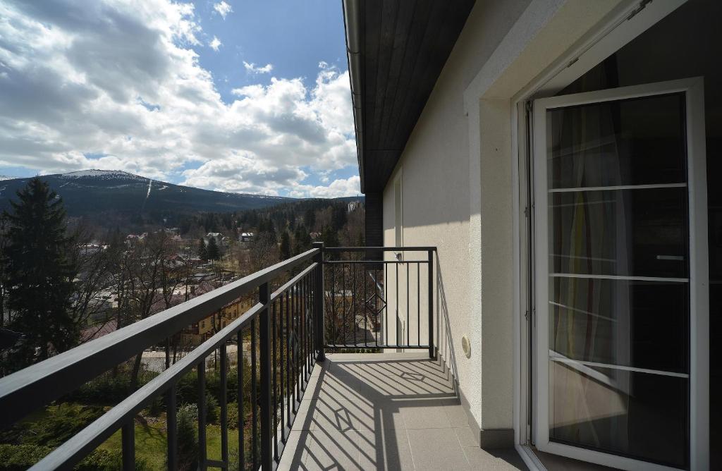 Výhľad na hory alebo výhľad na hory priamo z apartmánu