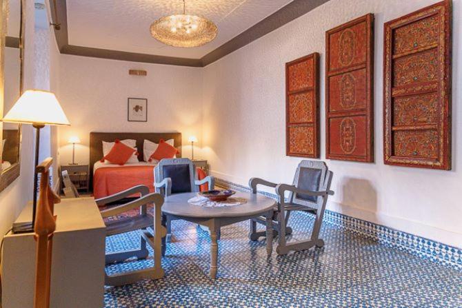 Un lugar para sentarse en Riad Zouhour