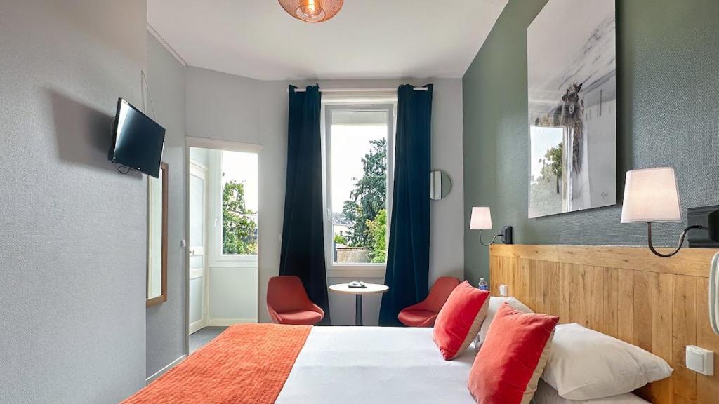 Hôtel Coeur De Loire - Resim 19