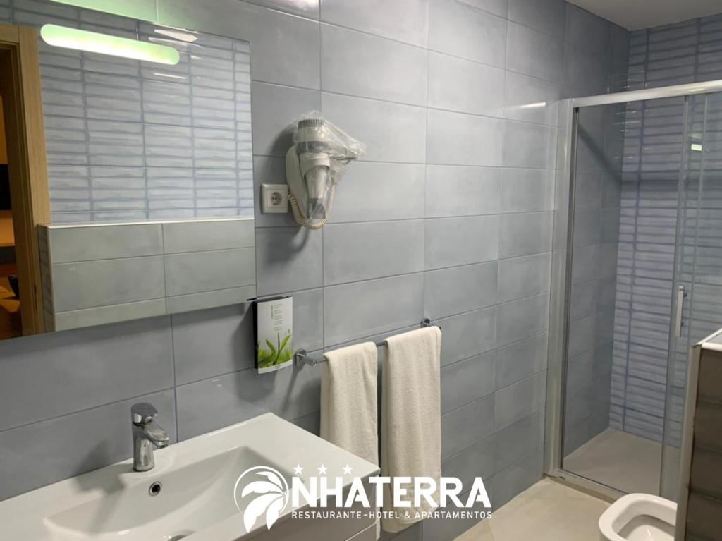 Koupelna v ubytování ApartHotel NhaTerra