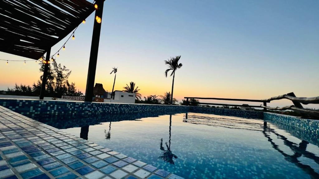Bazén v ubytování Hotel MAYARI Holbox nebo v jeho okolí