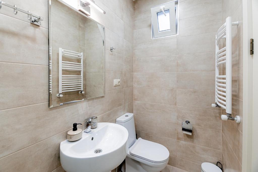 Ванная комната в Apartment in Old City Center