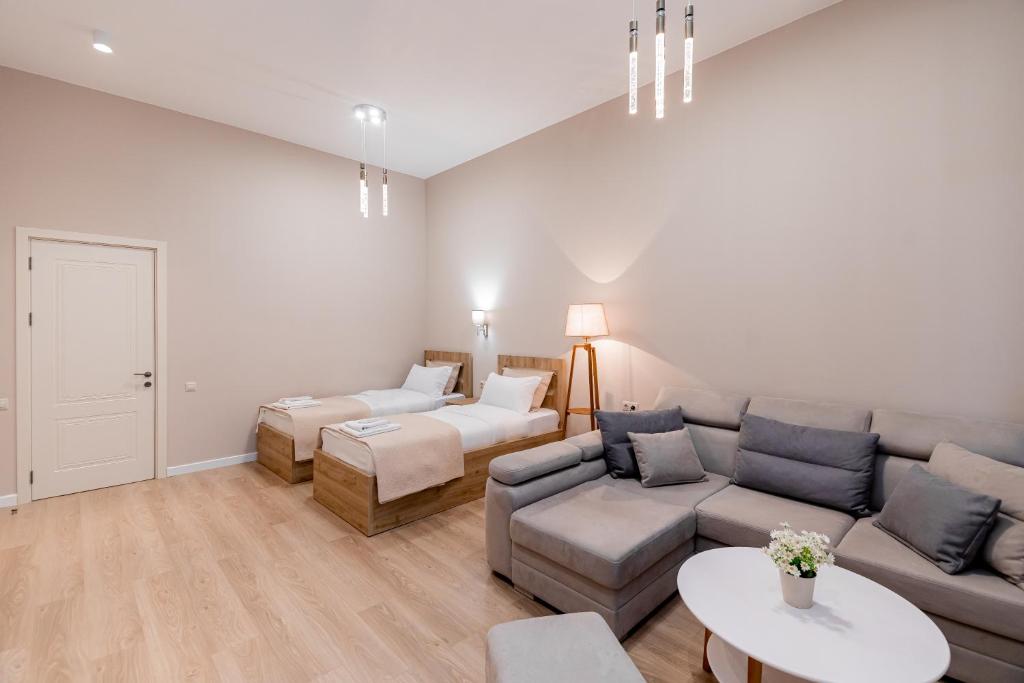 Кровать или кровати в номере Apartment in Old City Center