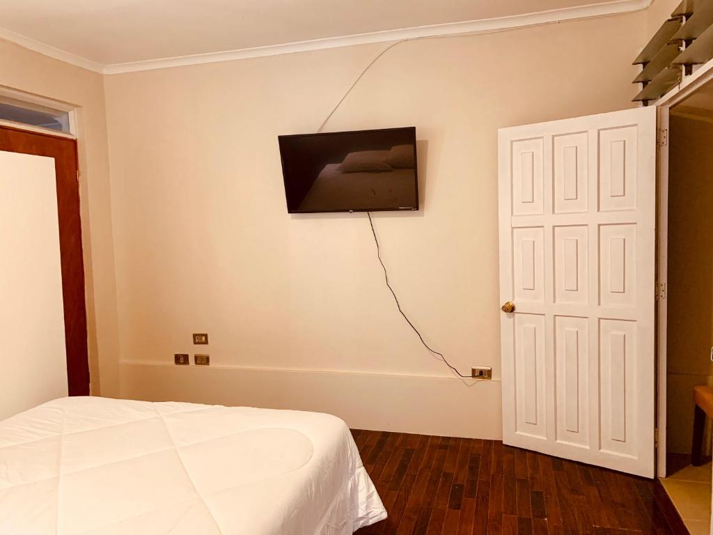 Postel nebo postele na pokoji v ubytování Península Hostel