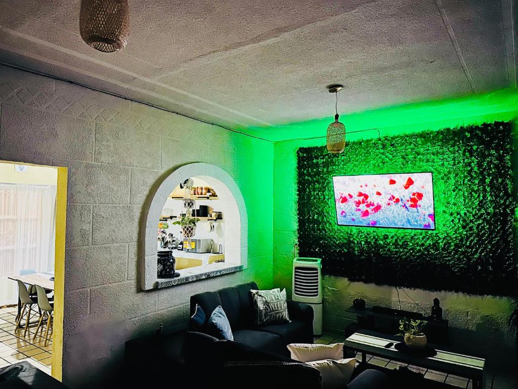 Posezení v ubytování Casa Valentía
