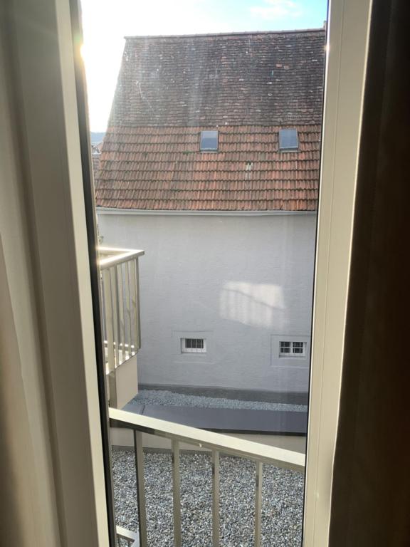 Balkón nebo terasa v ubytování Apartment Metzingen Outlet City Business Zentral Modern