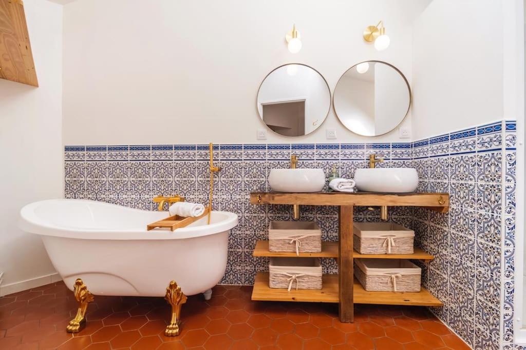 Kúpeľňa v ubytovaní LE GRAND FRANC gite cosy proche tous commerces